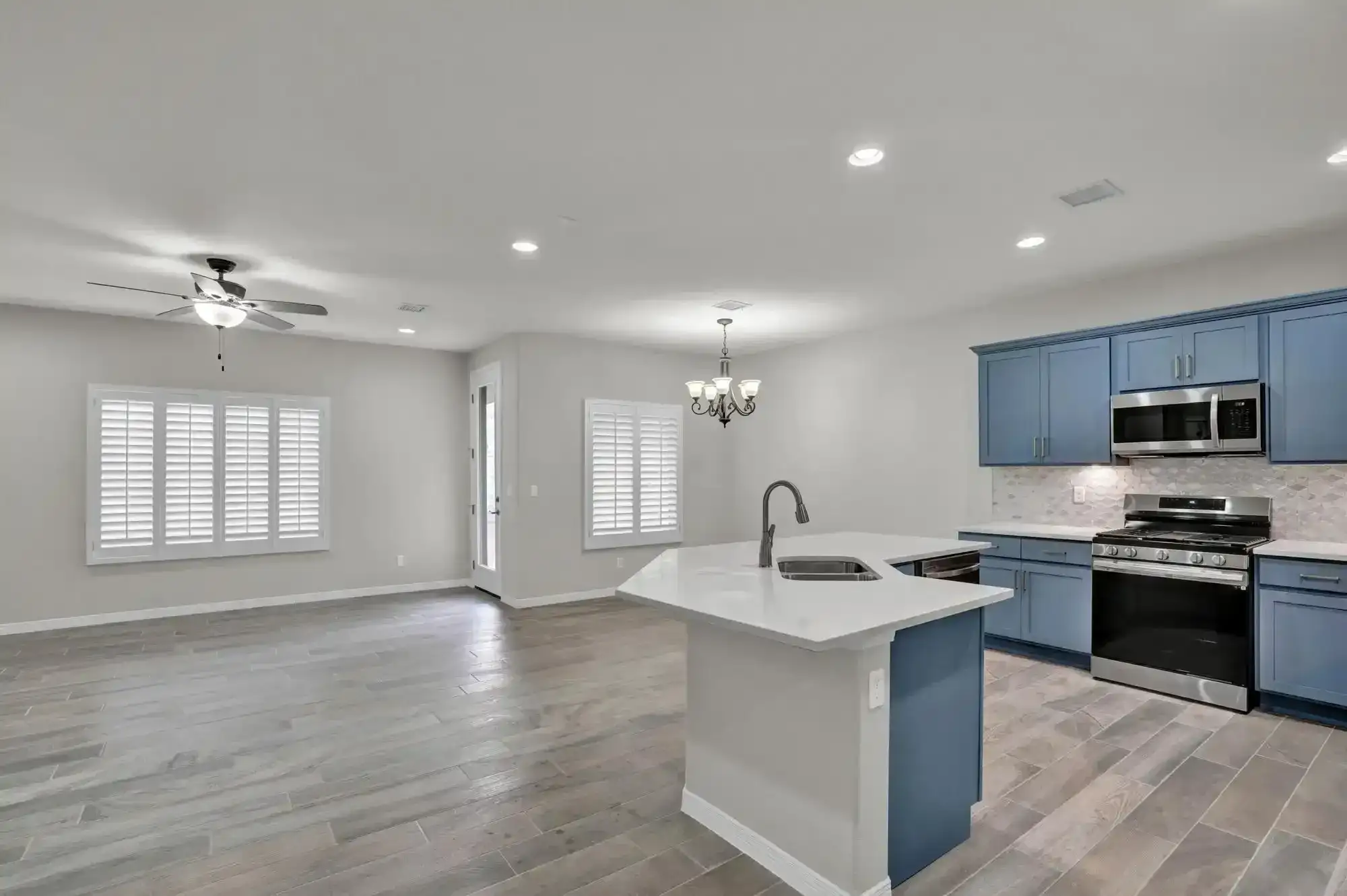 Newly remodeled bathroom interior